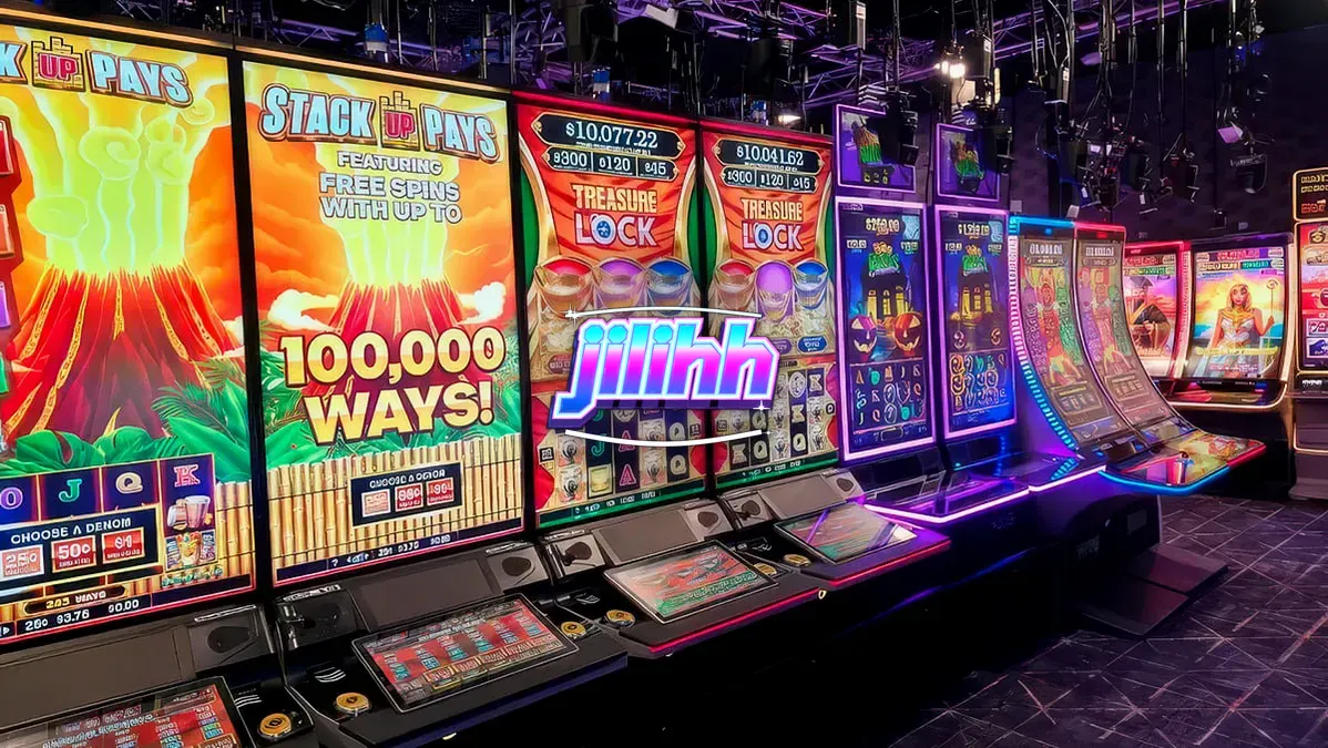 Isang digital na representasyon ng live-streamed slot machine sa isang mobile device.